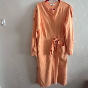 Tibi Orange Wrap Dress - Size 8